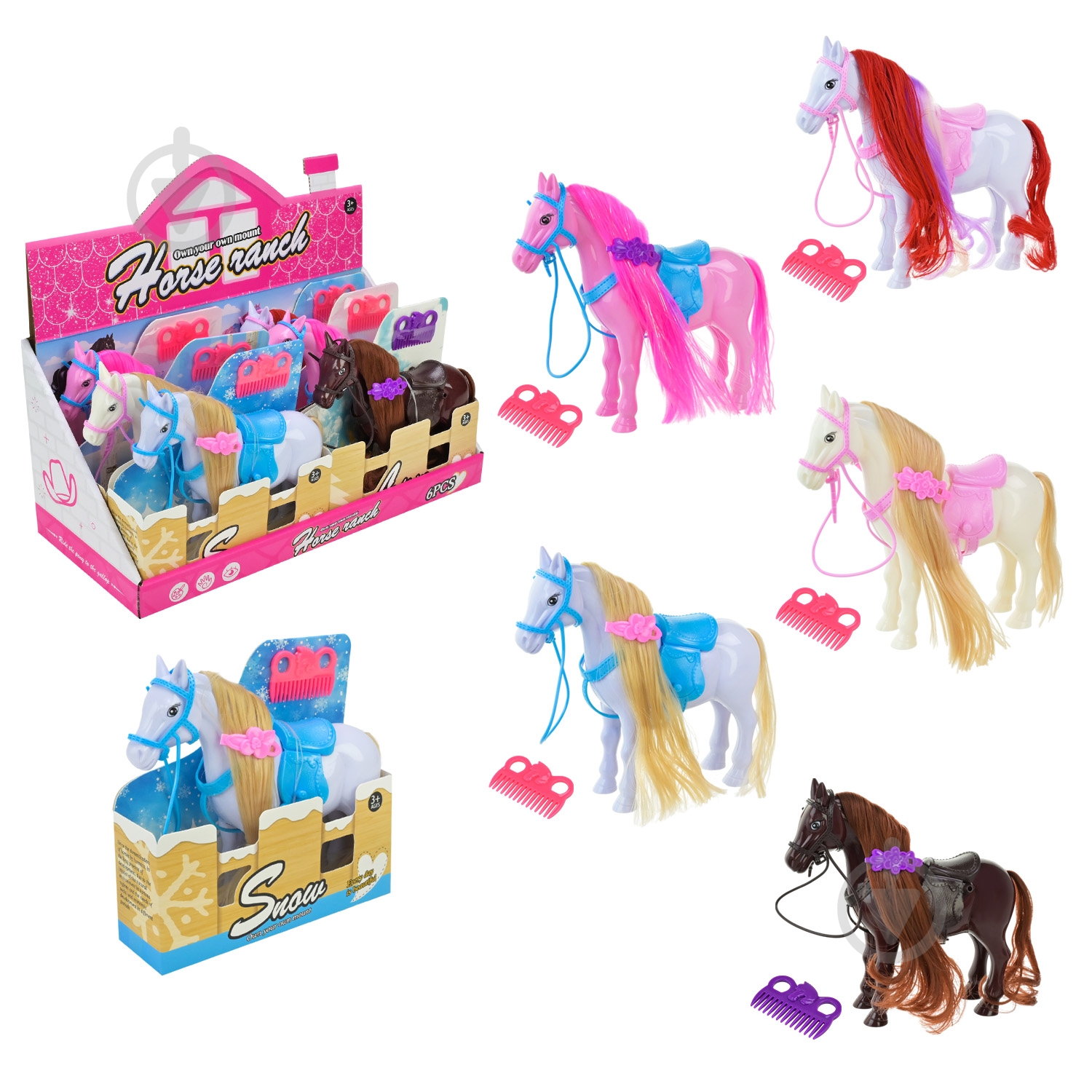 Фигурка Shantou Лошадь 686-809 - фото 1