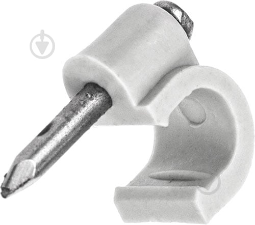 Скоба для круглого кабелю Expert Fix 8 мм 50 шт. білий - фото 1 Скоба для круглого кабелю Expert Fix 8 мм 50 шт. білий - фото 1