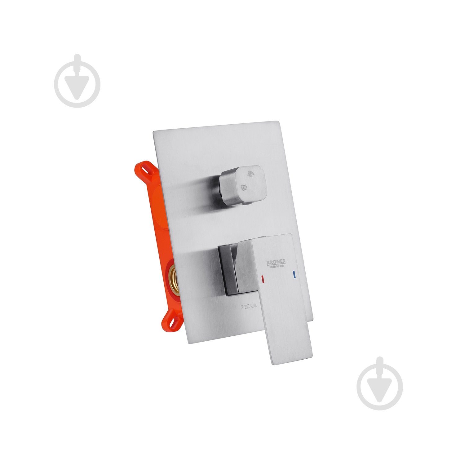 Душова система прихованого монтажу Kroner KRP Edelstahl Kubus - ESG082 - фото 6 Душова система прихованого монтажу Kroner KRP Edelstahl Kubus - ESG082 - фото 6