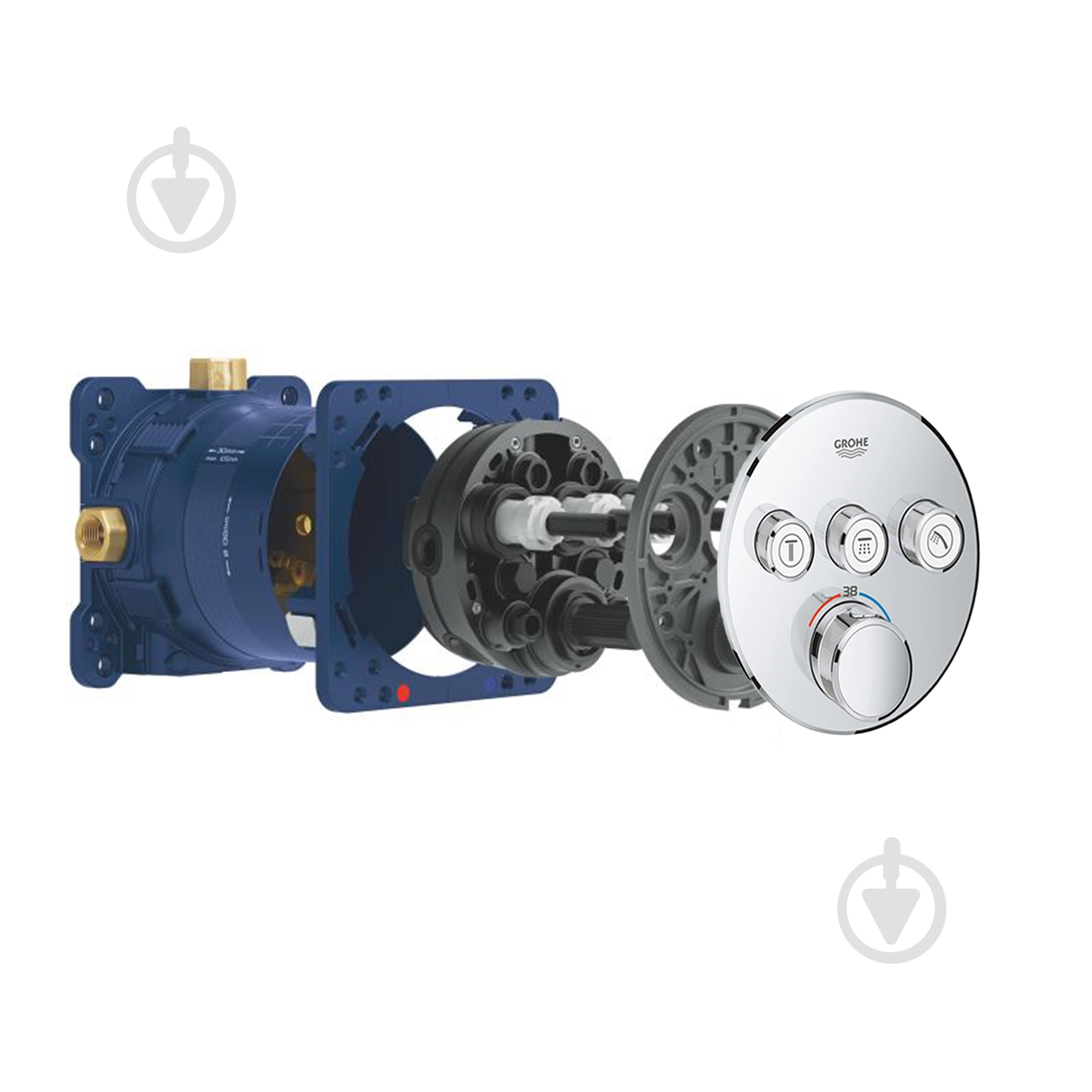 Душевая система скрытого монтажа Grohe QuickFix SmartControl UA202802R3 - фото 15 Душевая система скрытого монтажа Grohe QuickFix SmartControl UA202802R3 - фото 15