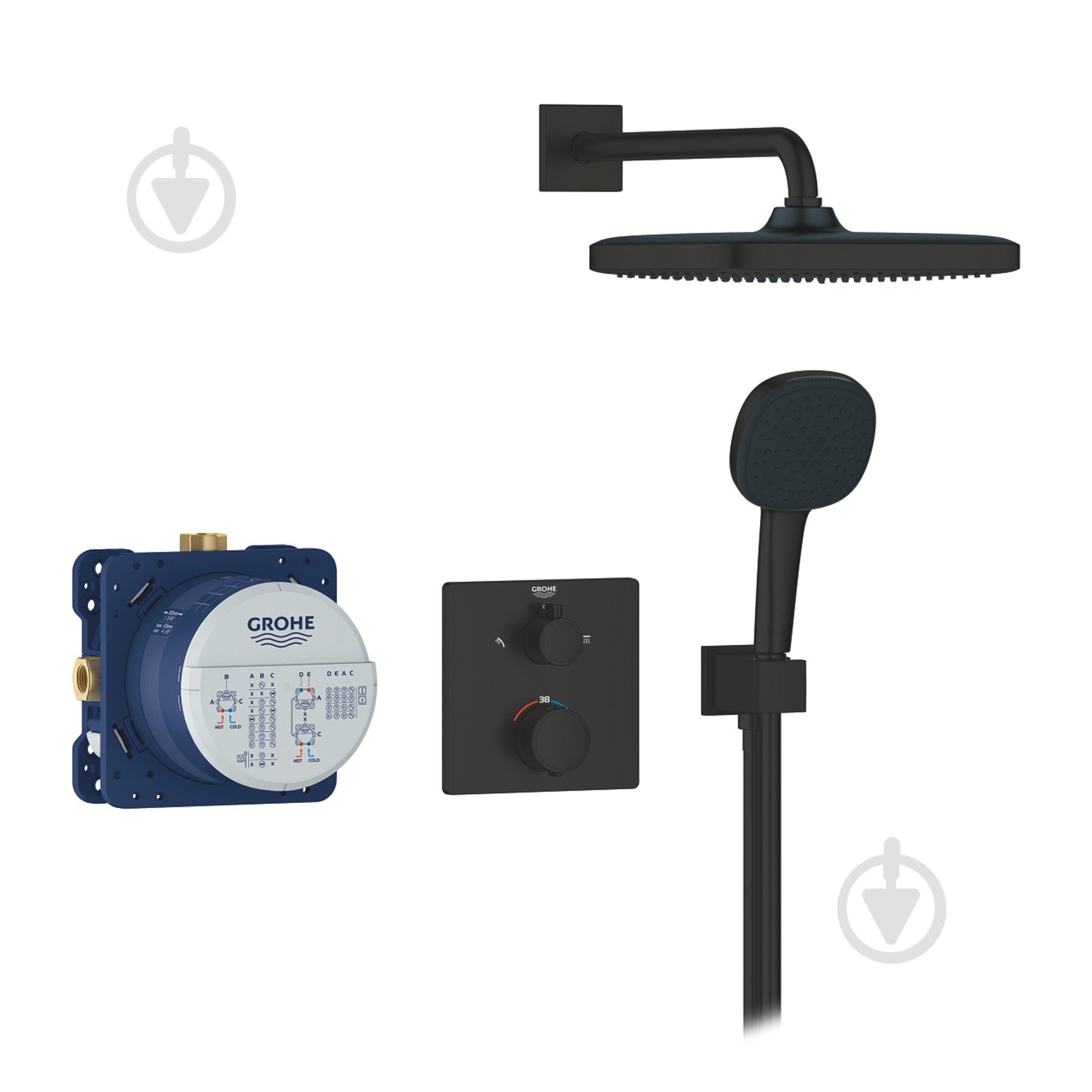 Душова система прихованого монтажу Grohe QuickFix Precision з Vitalio Comfort 250 348822430 - фото 3