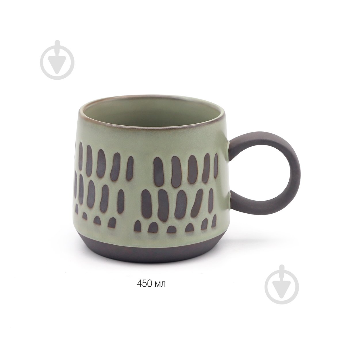 Чашка MVM Зеленое чудо 450 мл зеленая - фото 4