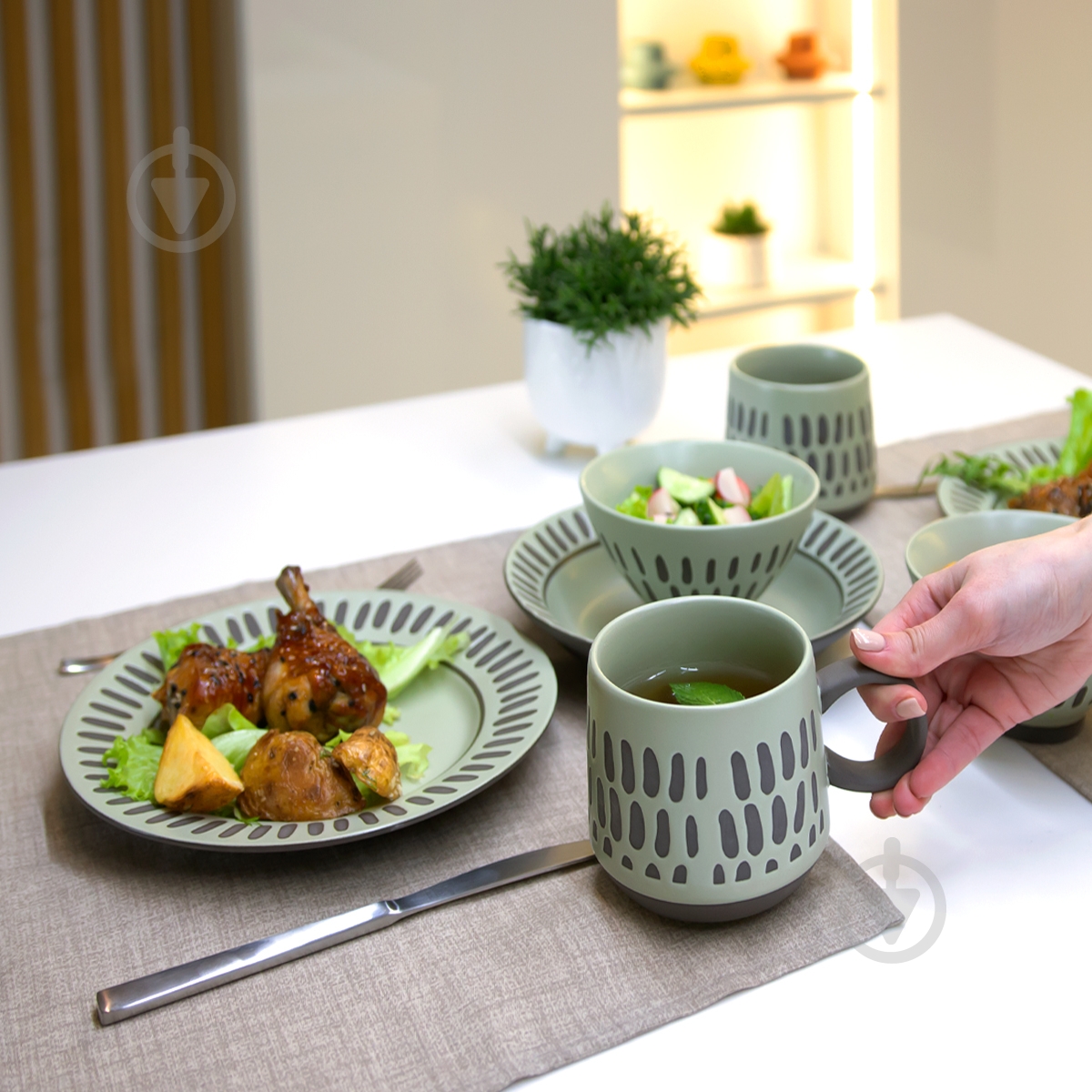 Чашка MVM Зелене диво 450 мл зелена - фото 7 Чашка MVM Зелене диво 450 мл зелена - фото 7