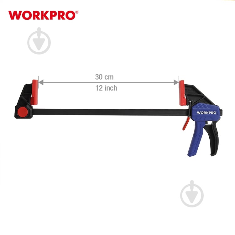 Струбцина F-подібна WORKPRO WP232036 - фото 5 Струбцина F-подібна WORKPRO WP232036 - фото 5