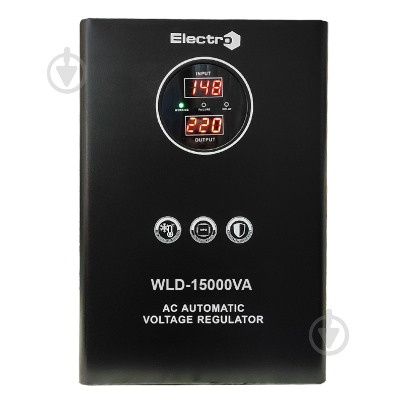 Стабілізатор напруги ElectrO 15000ВА настінно-підлоговий WLD15 - фото 2