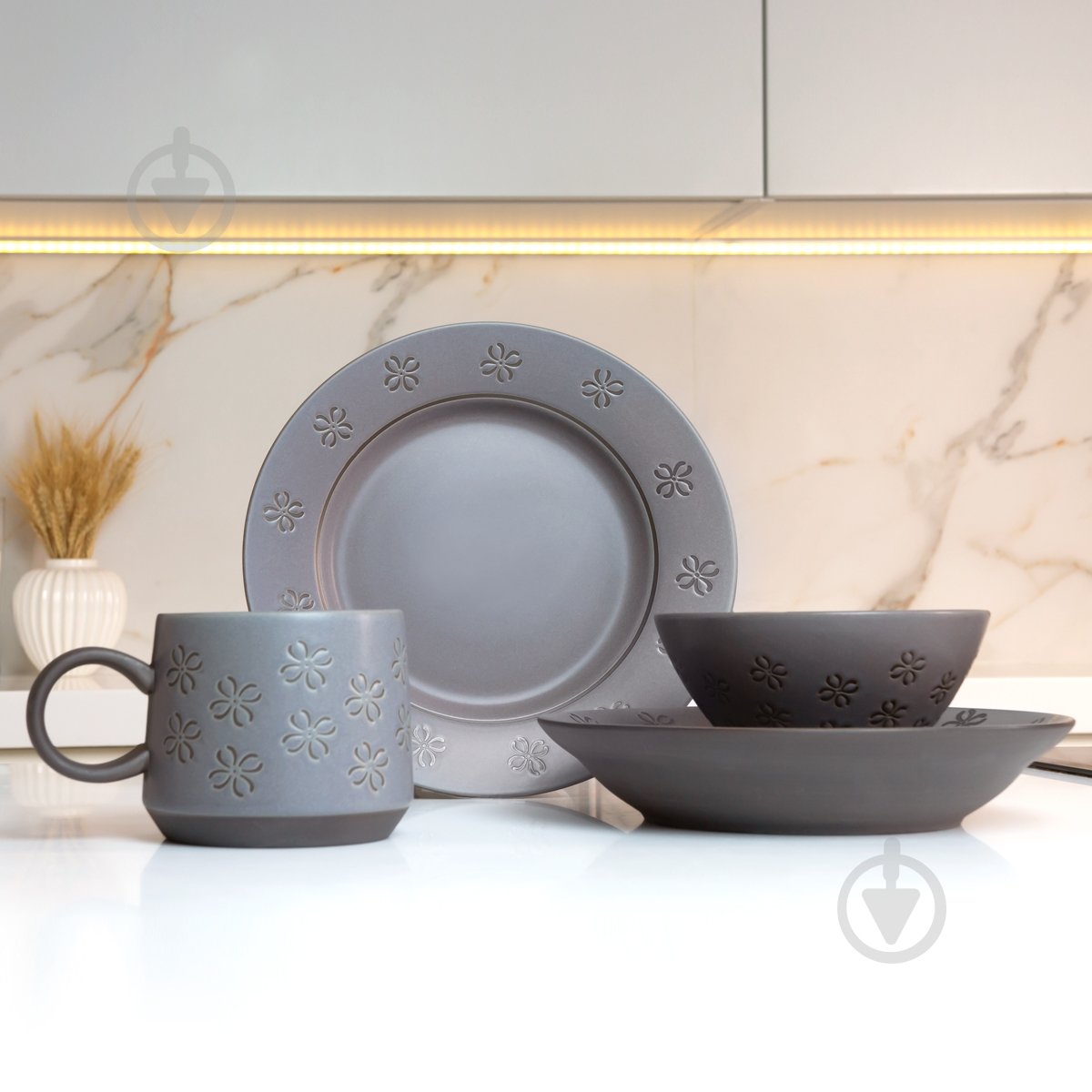 Чашка MVM Серый кардинал 450 мл - фото 2