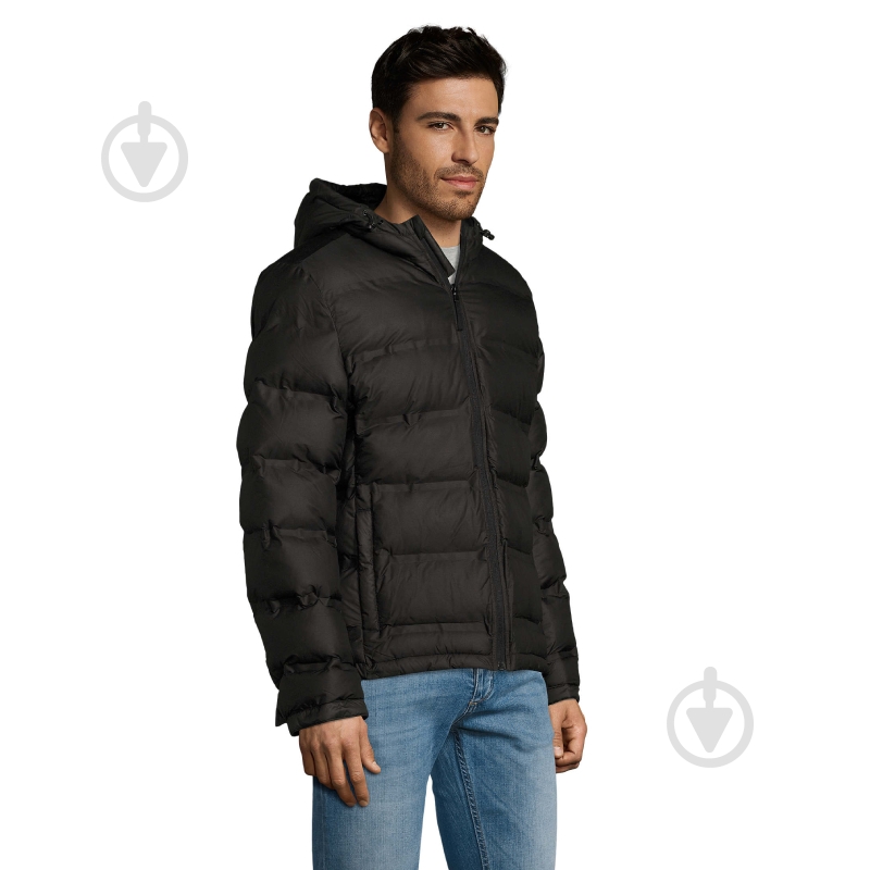 Куртка мужская демисезонная Sol's Ridley Men 01622312 р.S черная - фото 1