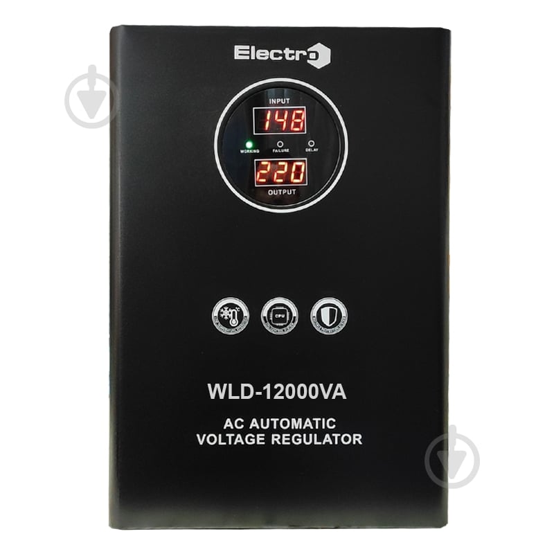 Стабілізатор напруги ElectrO 12000ВА настінно-підлоговий WLD12 - фото 2