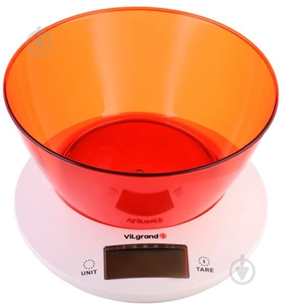 Весы кухонные ViLgrand VKS-533С red - фото 3 Весы кухонные ViLgrand VKS-533С red - фото 3
