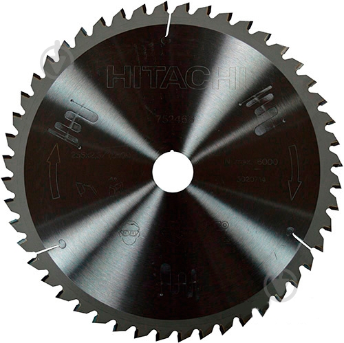 Пильный диск Hitachi 255x30x1.8 Z60 752468 - фото 1