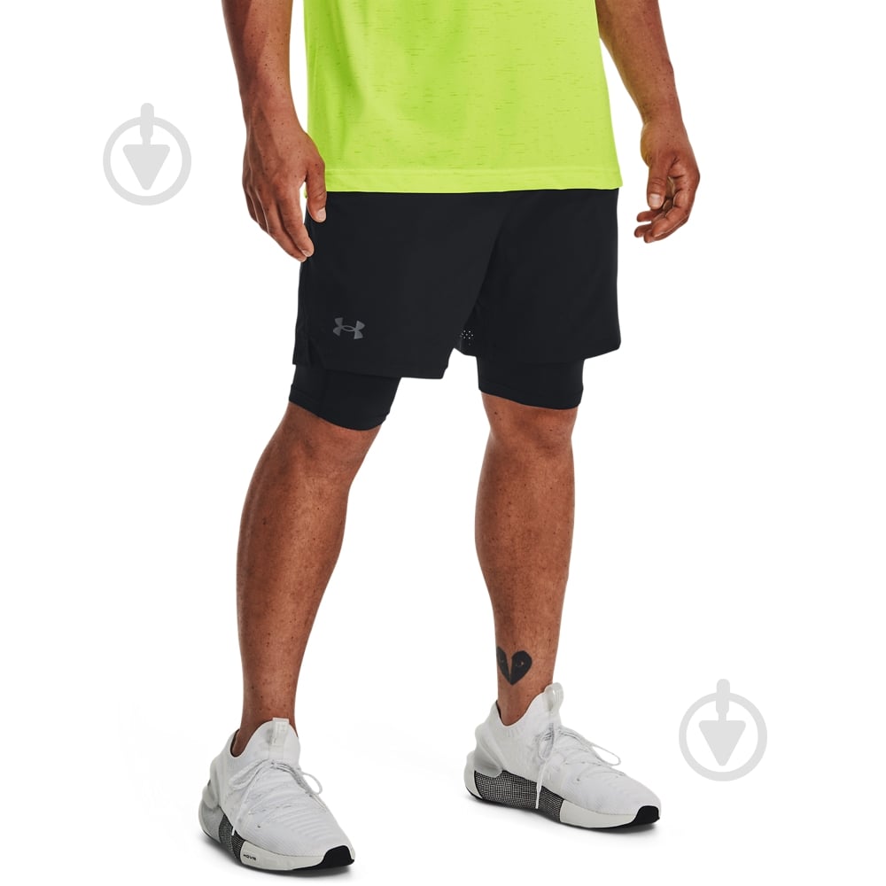 Шорти Under Armour VANISH WOVEN 2IN1 STS 1373764-002 р. XL чорний - фото 1