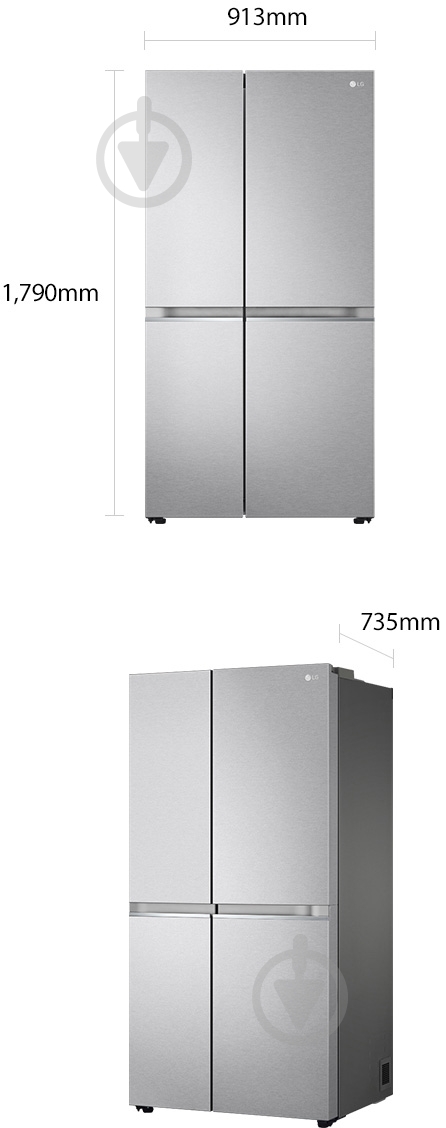 Холодильник LG GC-B257SSZV - фото 14 Холодильник LG GC-B257SSZV - фото 14