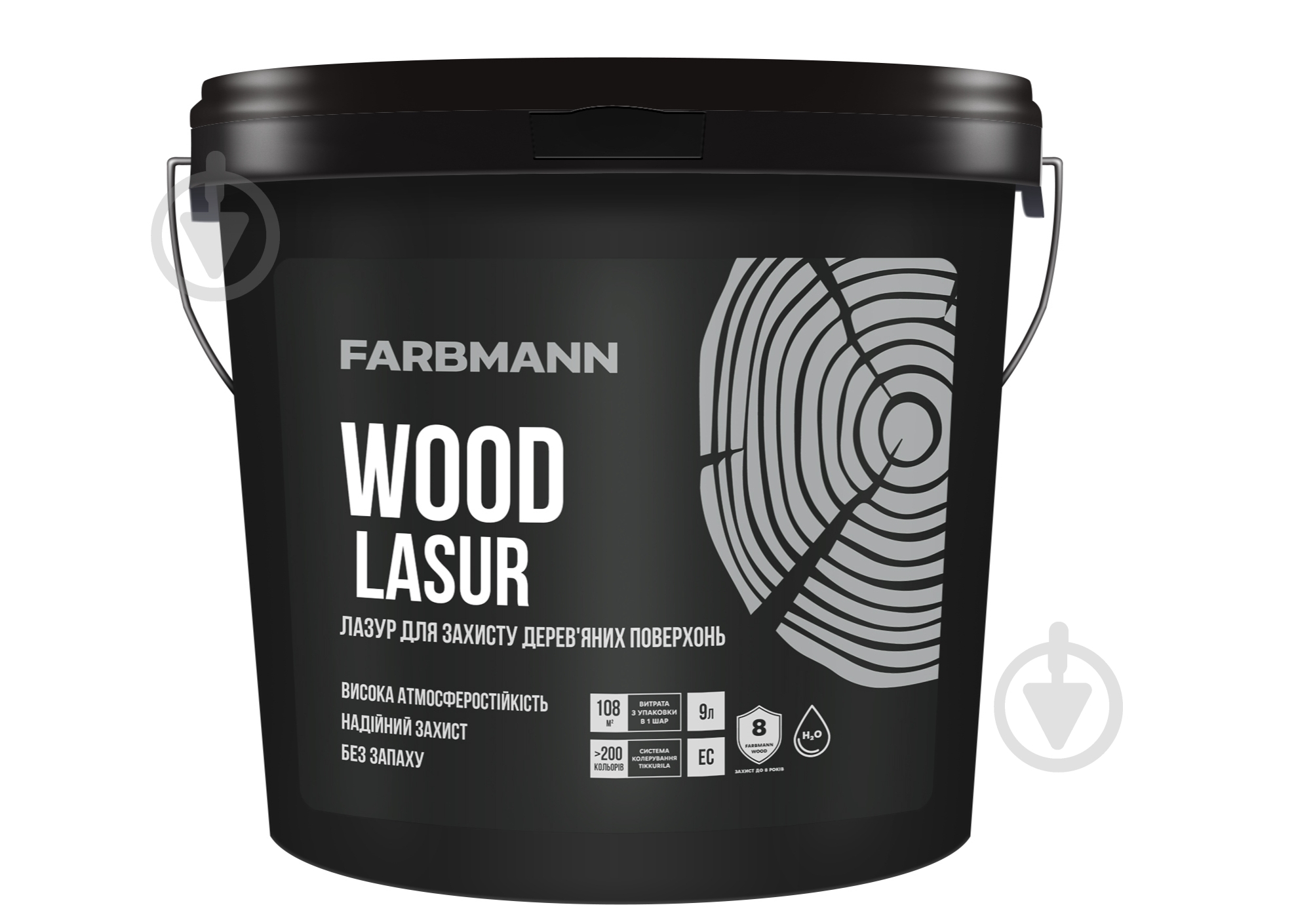 Лазурь Farbmann Wood Lasur база EC 2,7 л 2,82 кг - фото 1
