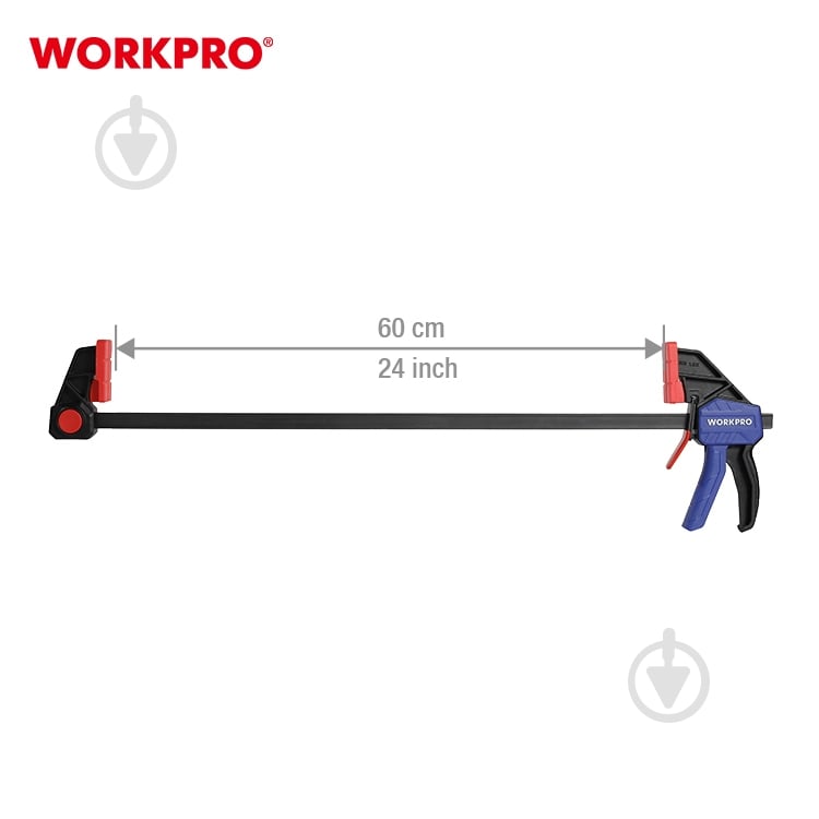 Струбцина F-образная WORKPRO WP232042 - фото 7