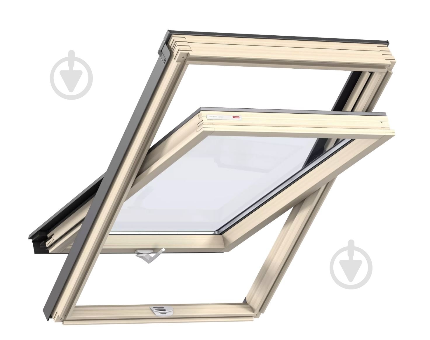 Окно мансардное RoofLITE+ 66x118 без вентиляции, нижняя ручка DPY F6A B900 - фото 2 Окно мансардное RoofLITE+ 66x118 без вентиляции, нижняя ручка DPY F6A B900 - фото 2