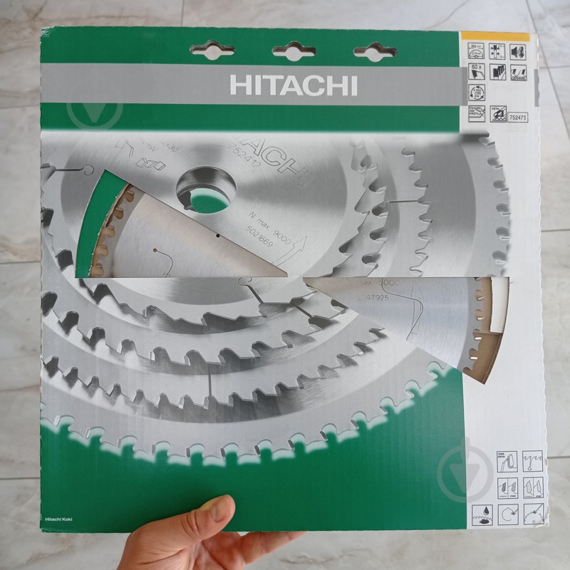 Пильный диск Hitachi 305x25.4x1.8 Z60 752471 - фото 2