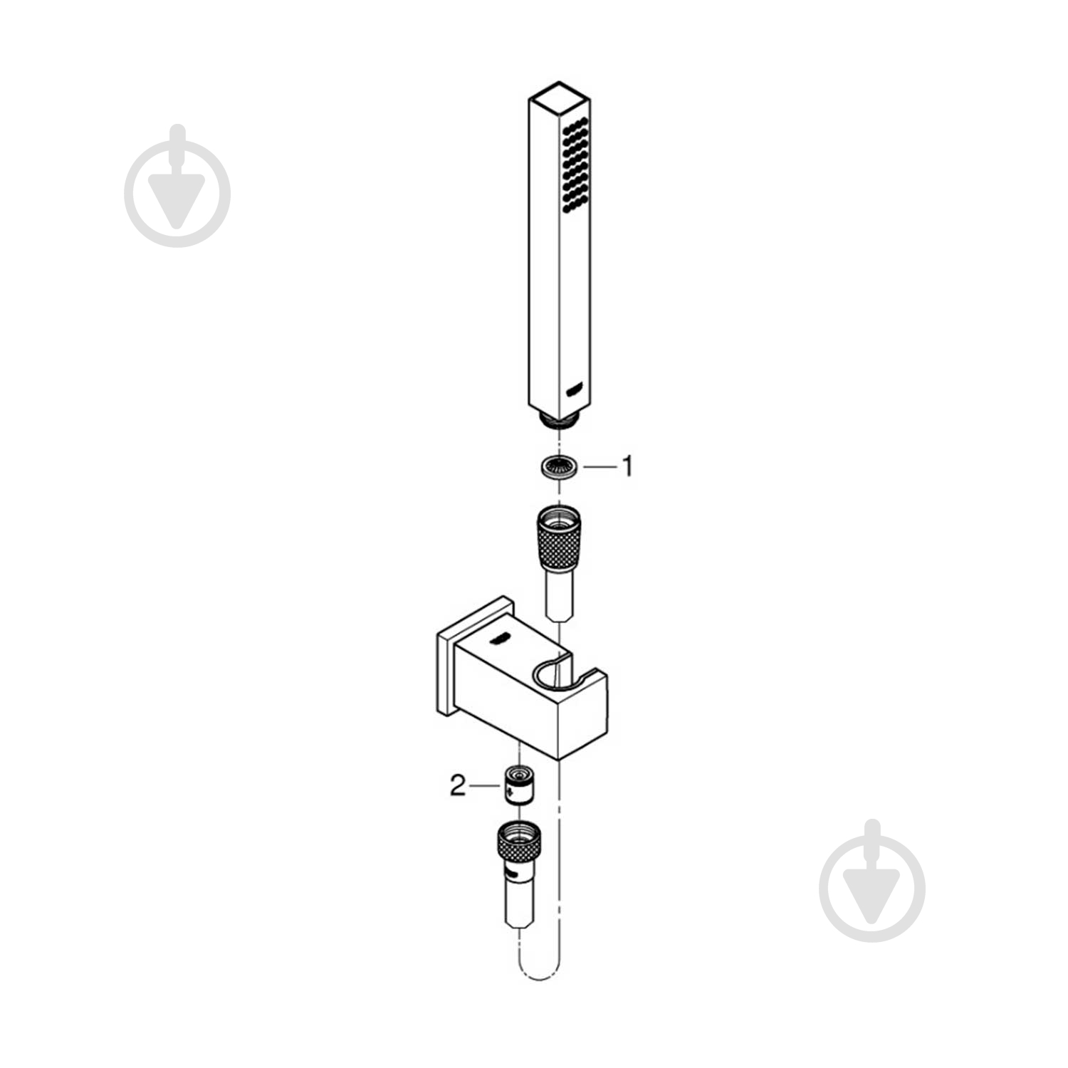 Душовий набір Grohe Euphoria Cube Stick 26405000 - фото 3