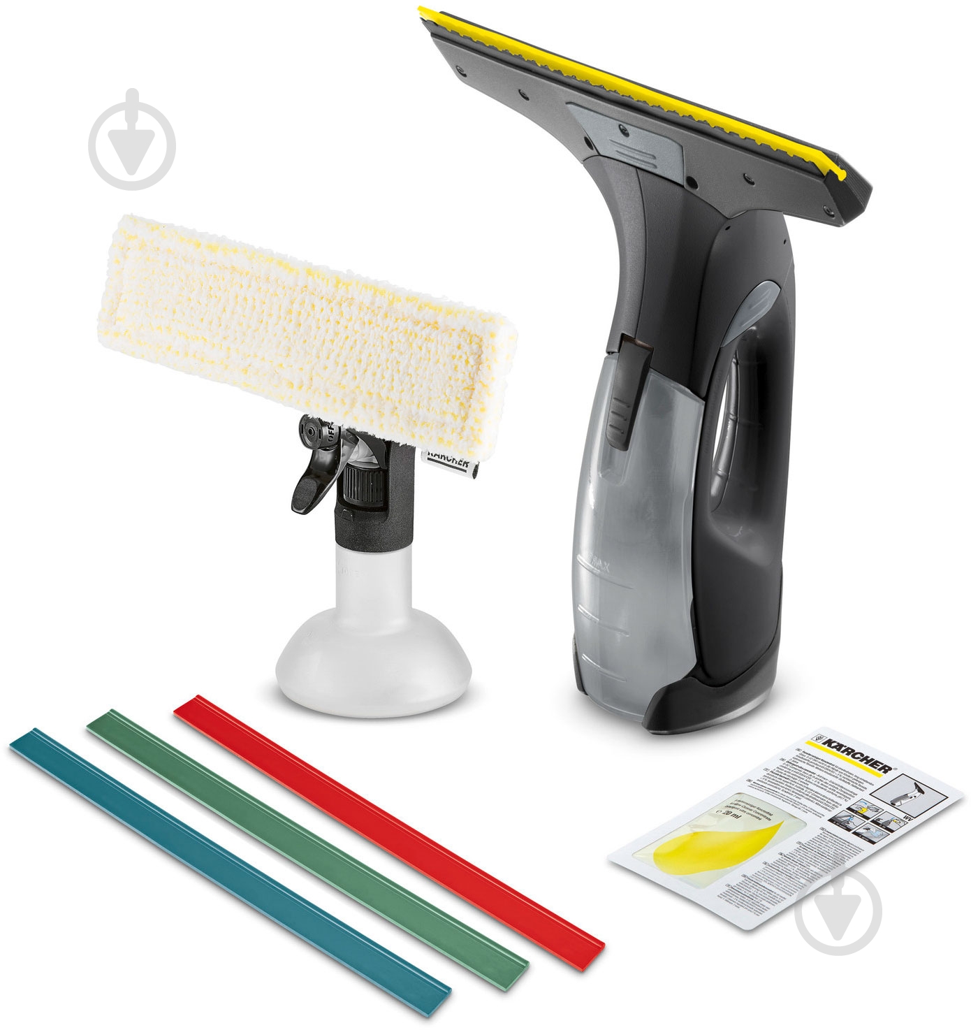 Пылесос оконный Karcher WV 2 PLUS MULTI EDITION 1.633-495.0 black/yellow - фото 1