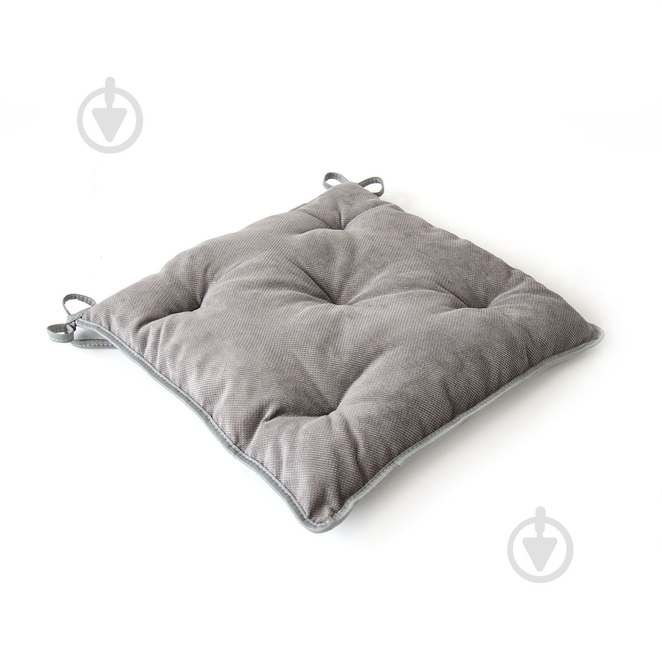 Подушка на стул Vitan Меркурий серая 400х400 мм - фото 1 Подушка на стул Vitan Меркурий серая 400х400 мм - фото 1