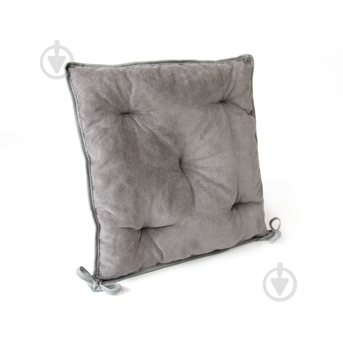 Подушка на стул Vitan Меркурий серая 400х400 мм - фото 2 Подушка на стул Vitan Меркурий серая 400х400 мм - фото 2