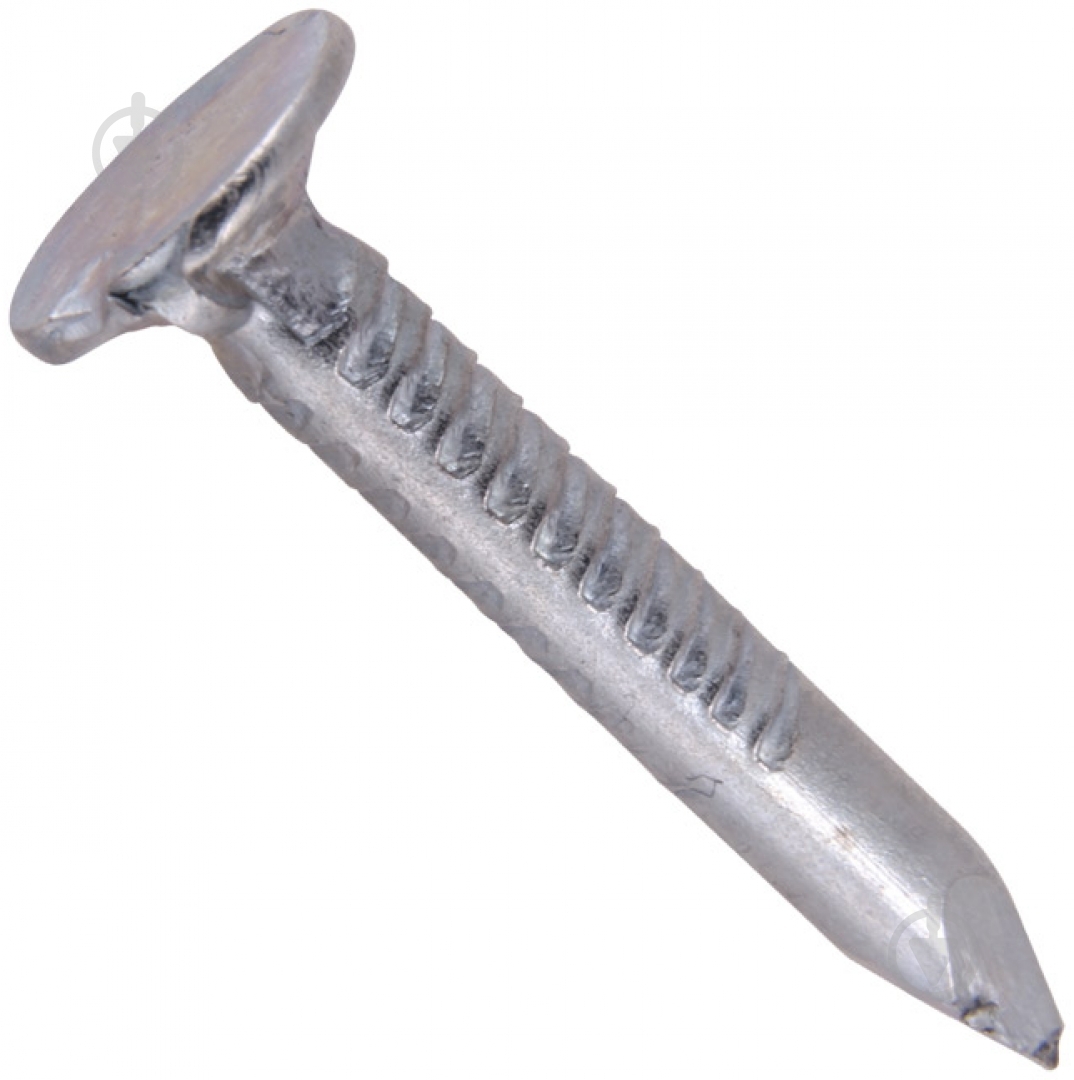 Гвозди кровельные (код 2506) 2,5x25 мм DIN 1160 вес белый цинк (KRG31;KRG31025-2) - фото 1