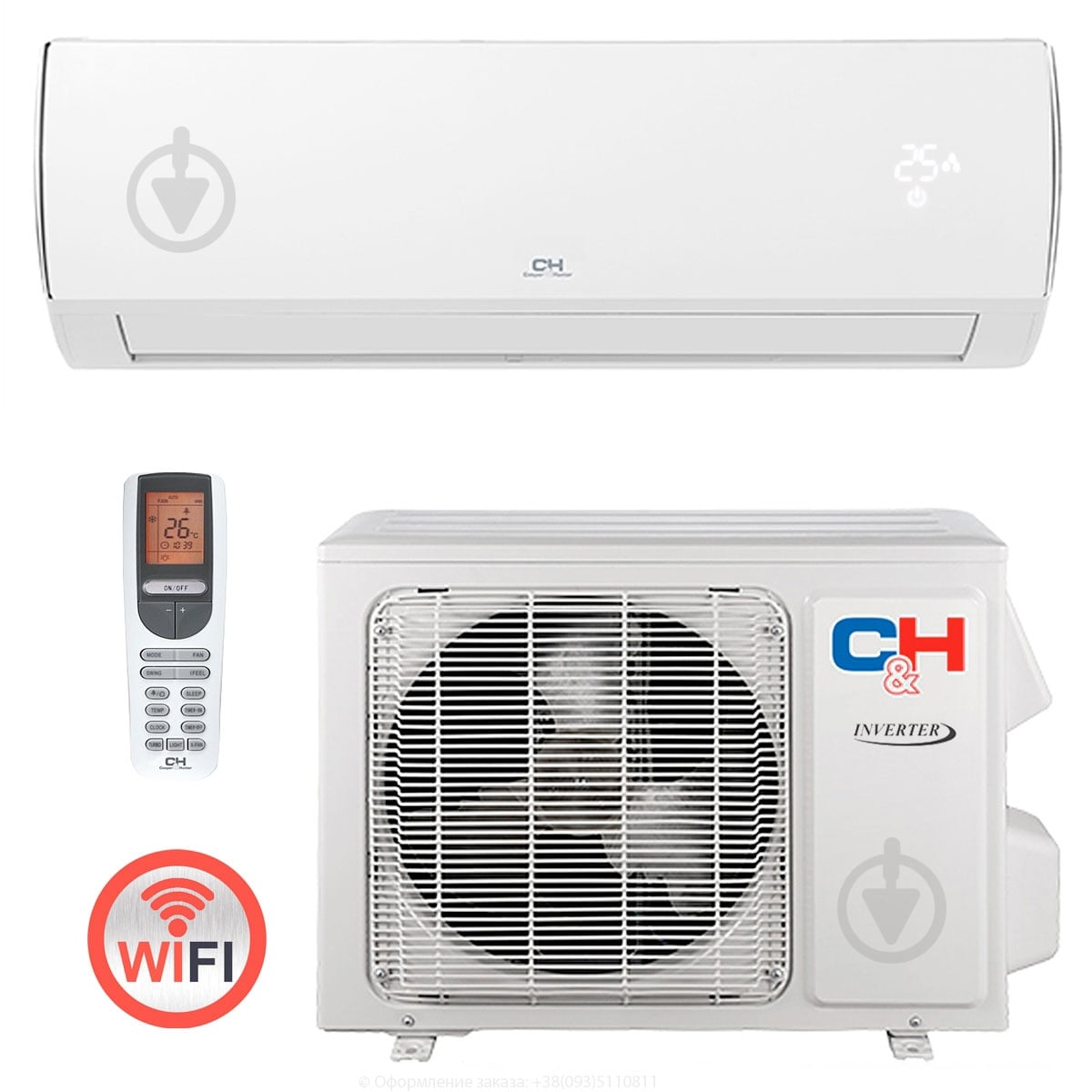 Кондиціонер Cooper&Hunter Veritas CH-S09FTXQ WiFi - фото 5