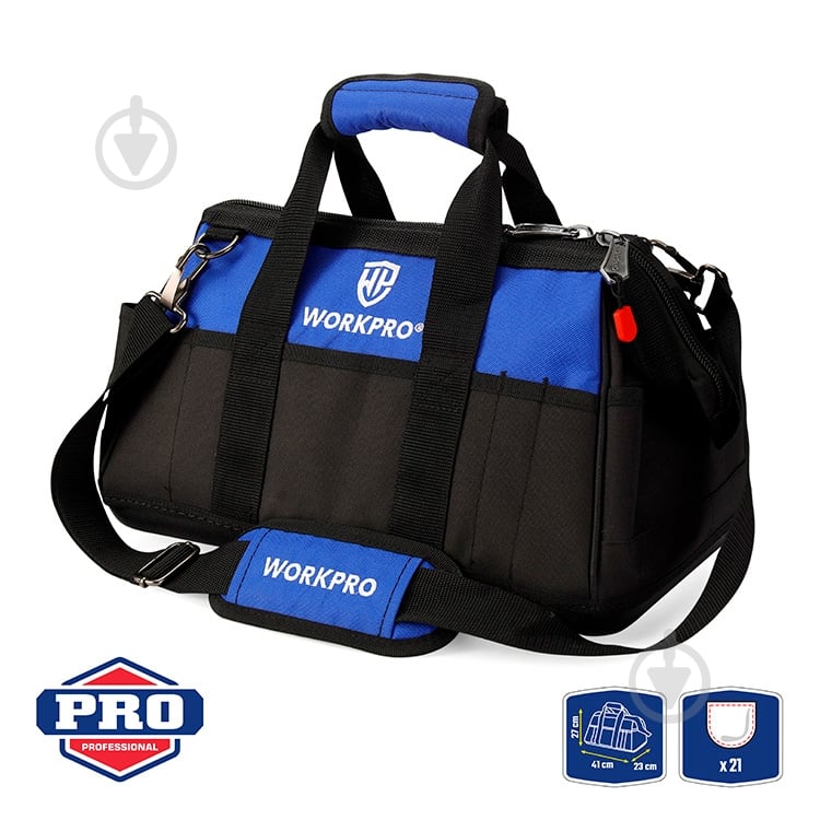 Сумка для инструментов WORKPRO 510" WP281026 - фото 2 Сумка для инструментов WORKPRO 510" WP281026 - фото 2