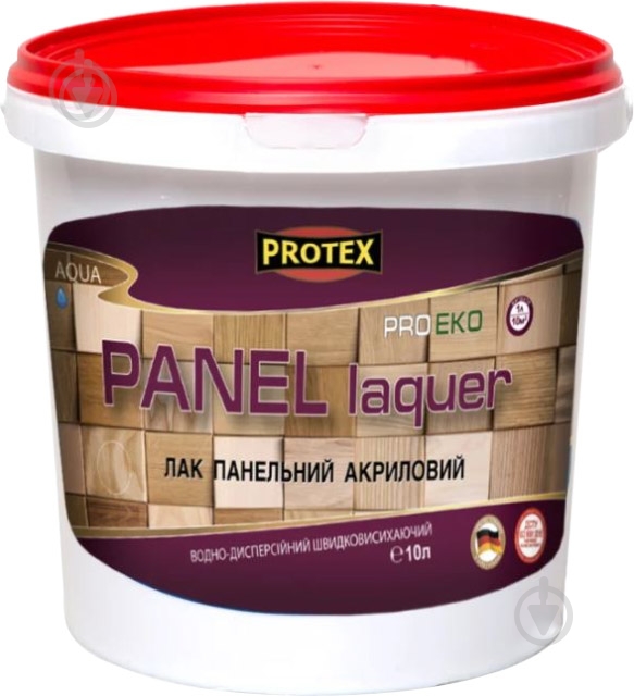 Лак панельный акриловый Protex глянец 10 л - фото 1