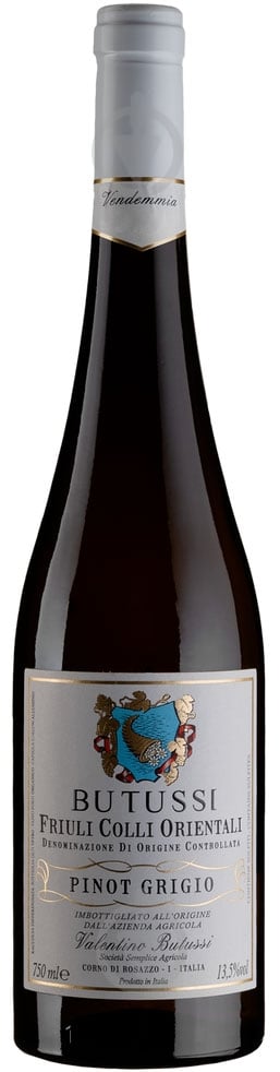 Вино Valentino Butussi Pinot Grigio сухое белое 0,75 л - фото 1 Вино Valentino Butussi Pinot Grigio сухое белое 0,75 л - фото 1