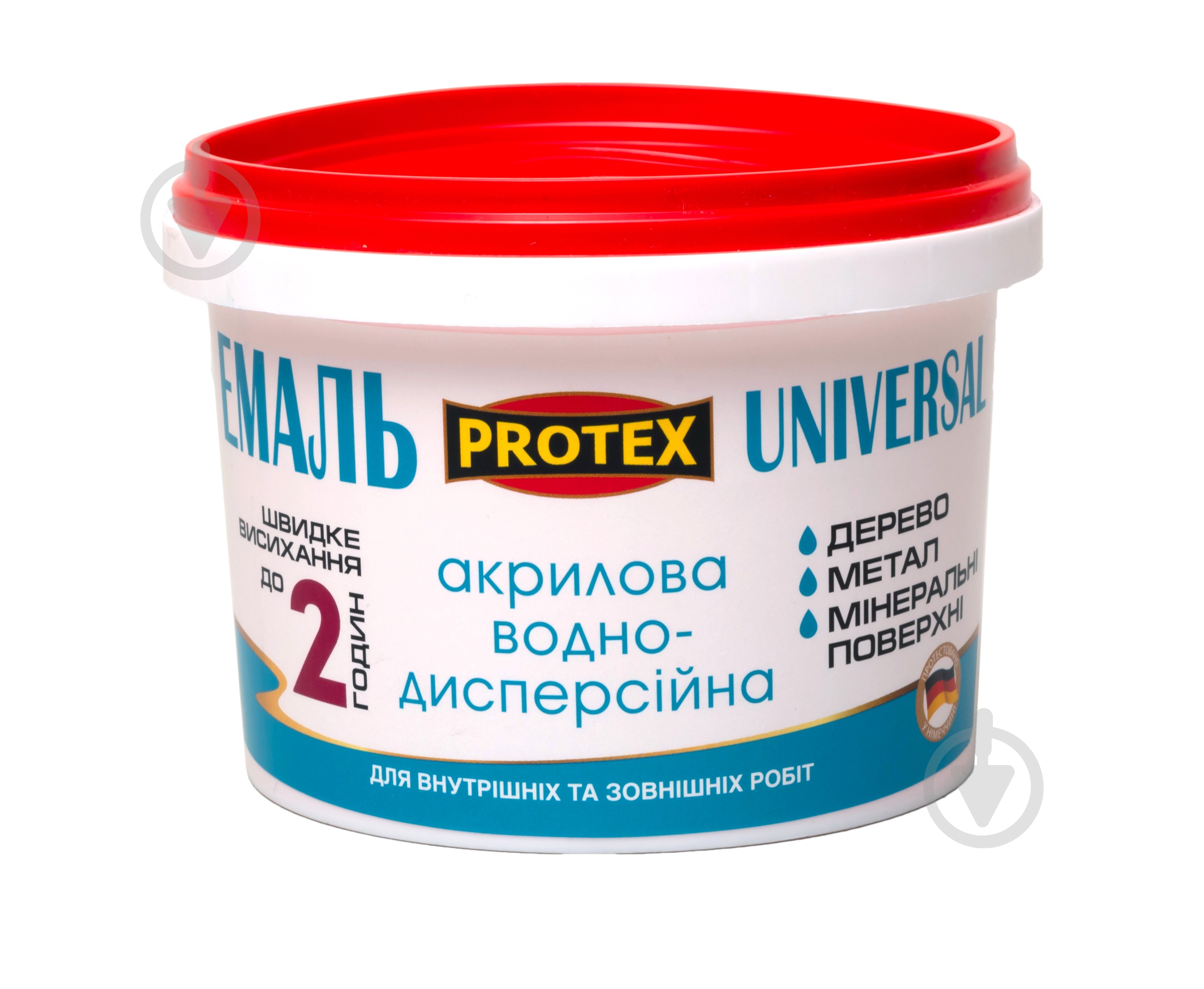Эмаль Protex Universal песочный полумат 0,3 л - фото 1 Эмаль Protex Universal песочный полумат 0,3 л - фото 1
