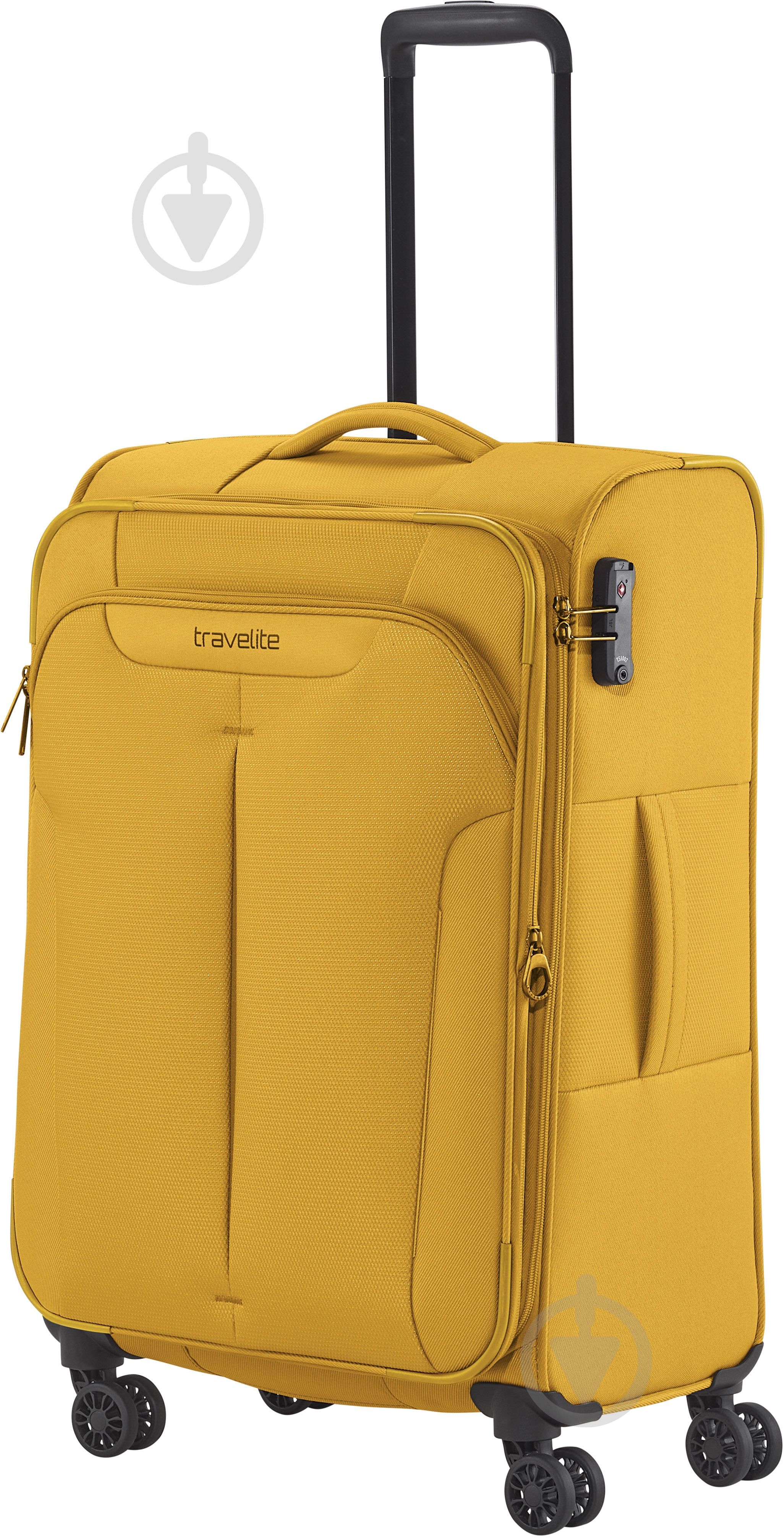 Чемодан Travelite 61 л желтый - фото 1
