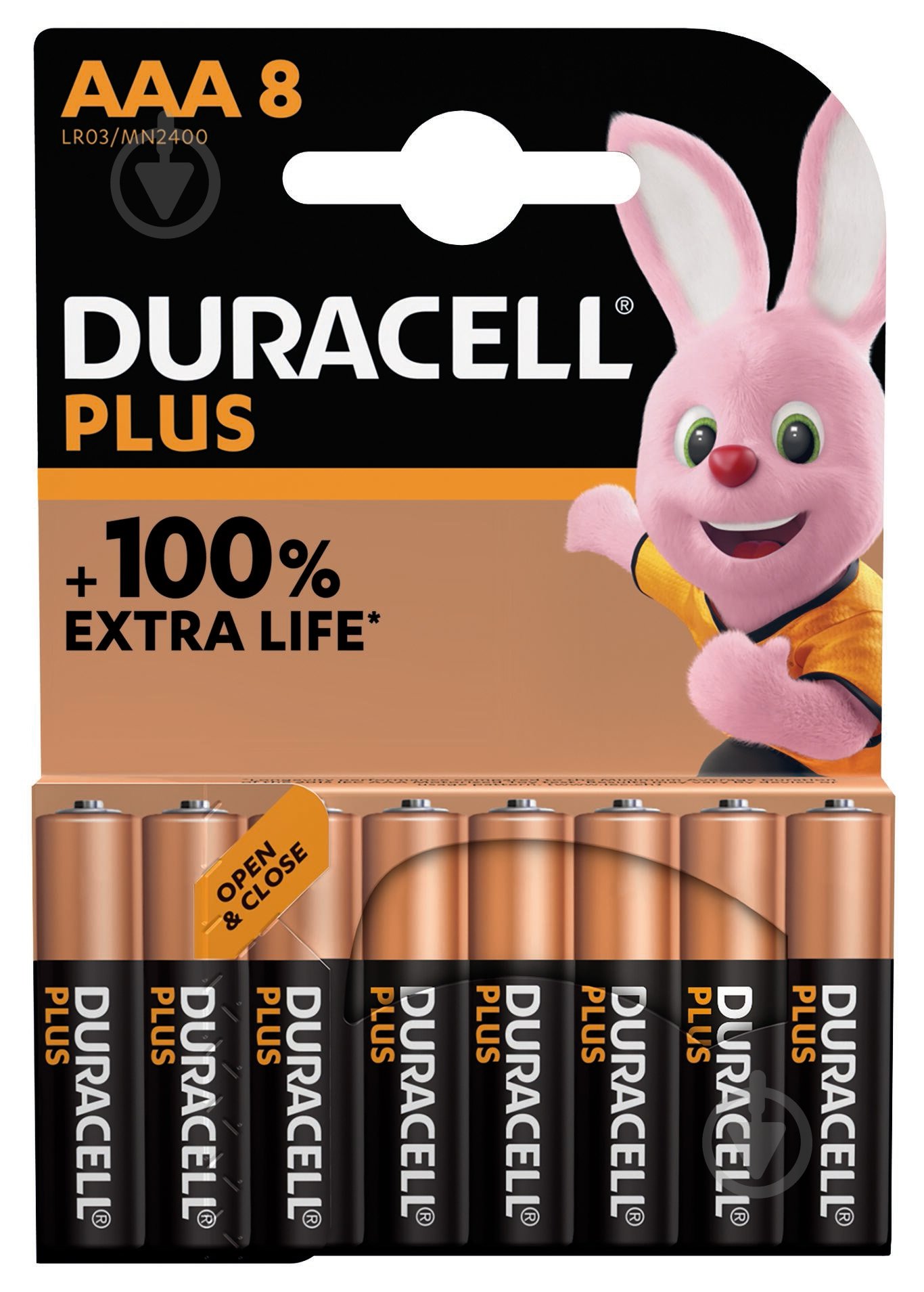 Батарейки Duracell Plus лужні AAA (мізинчикові) 8 шт. - фото 2