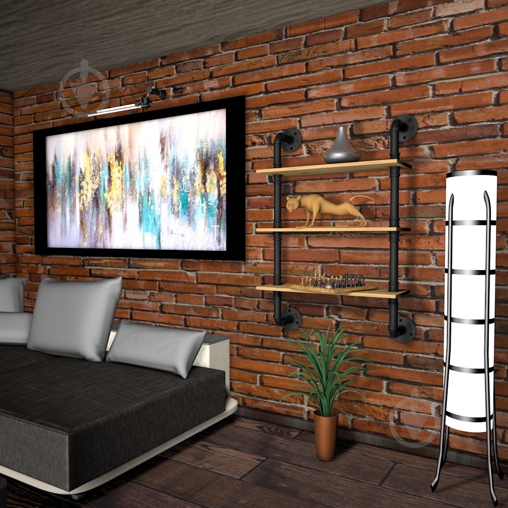 Заглушка DC мебельная для трубы d-19 мм черный - фото 3