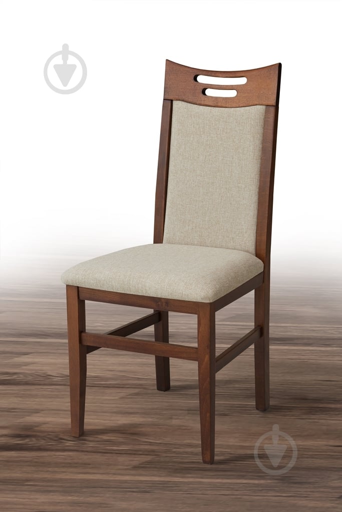 Стул обеденный Юля орех темный/серый - фото 2 Стул обеденный Юля орех темный/серый - фото 2