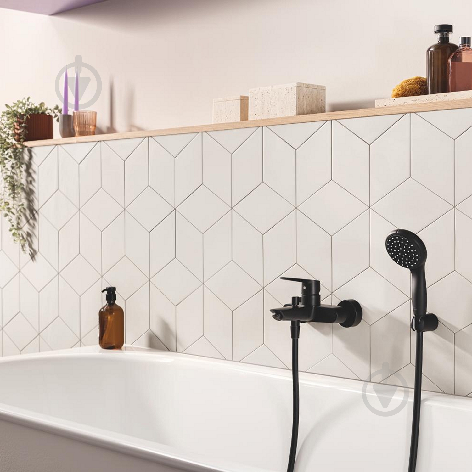 Смеситель для ванны Grohe QuickFix Start Black UA30330701 - фото 4