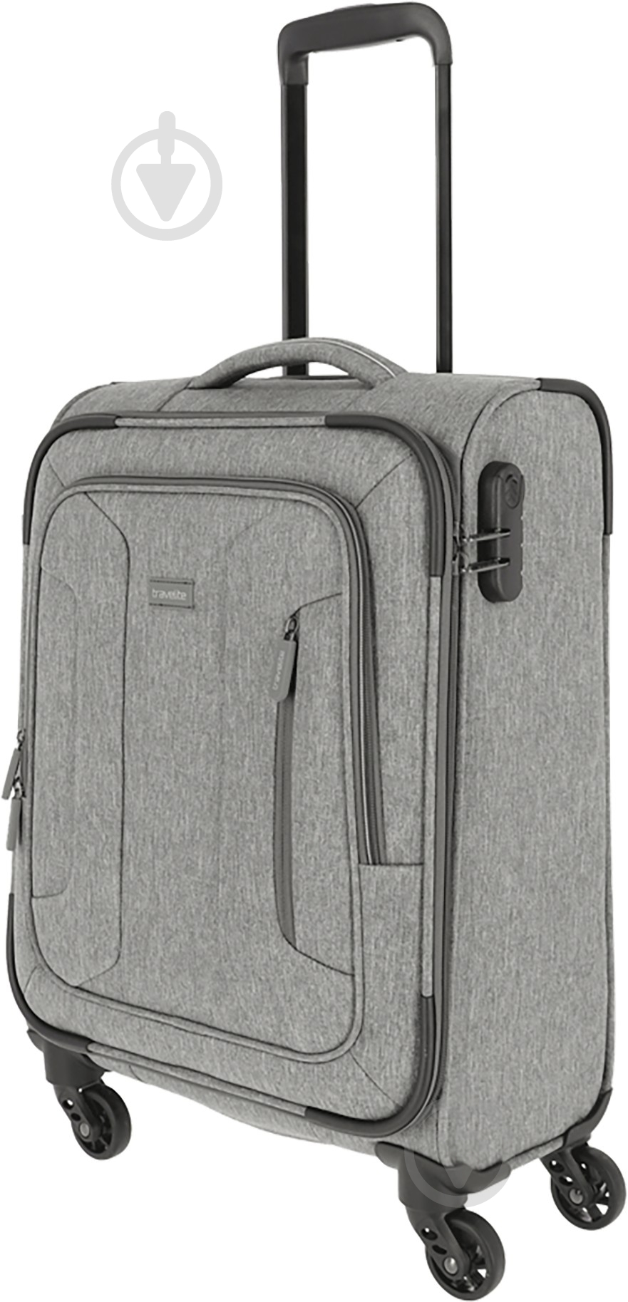 Чемодан Travelite 33 л серый - фото 1