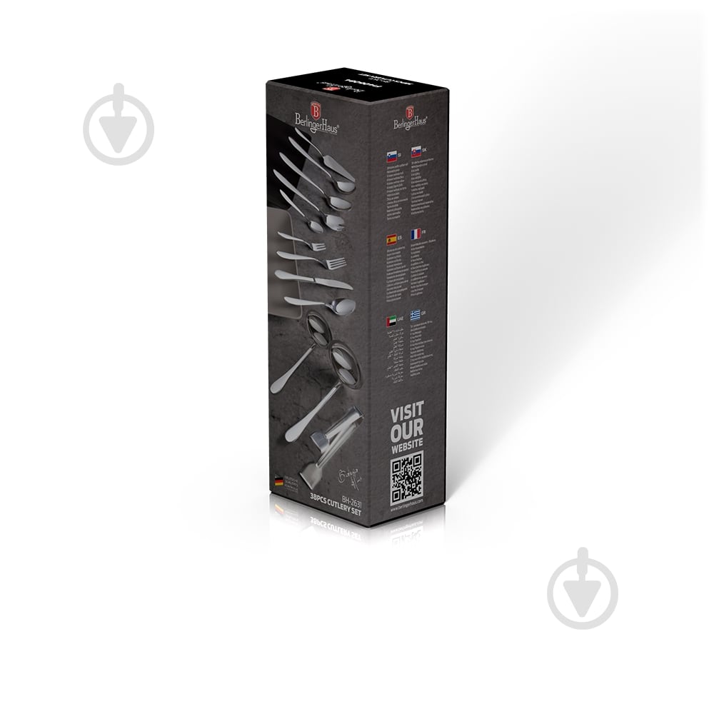 Набор столовых приборов Berlinger Haus Cutlery 38 предметов на 6 персон BH 2631 - фото 2 Набор столовых приборов Berlinger Haus Cutlery 38 предметов на 6 персон BH 2631 - фото 2