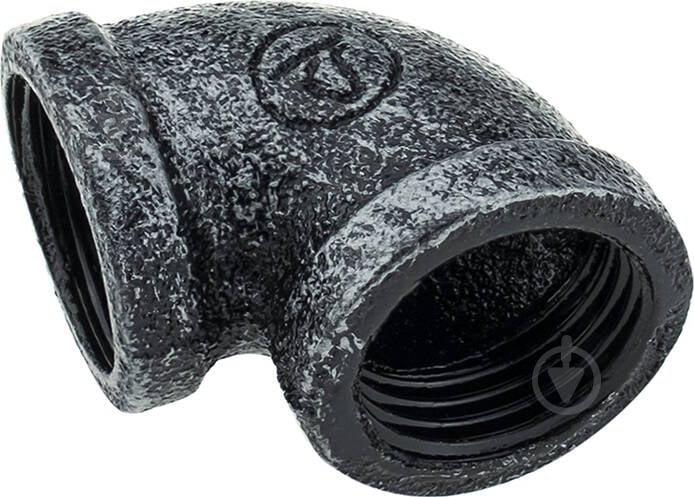 Кріплення DC кутове (2 труби) d-19 мм чорний ретро - фото 1