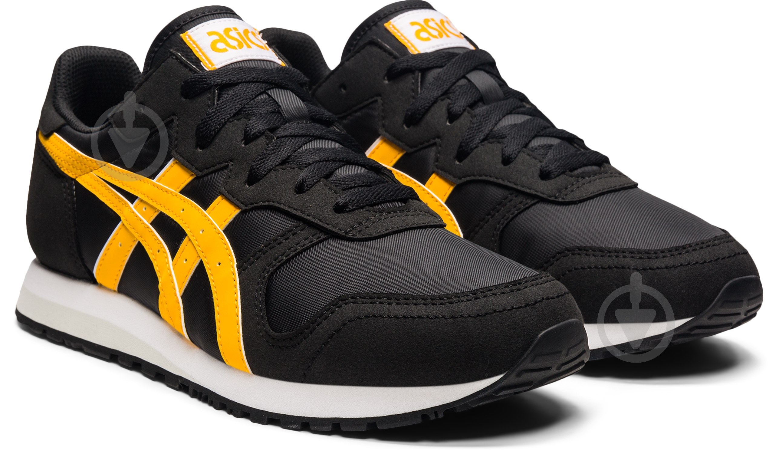 Кросівки чоловічі Asics OC RUNNER 1201A388-002 р.43,5 чорно-жовті - фото 3