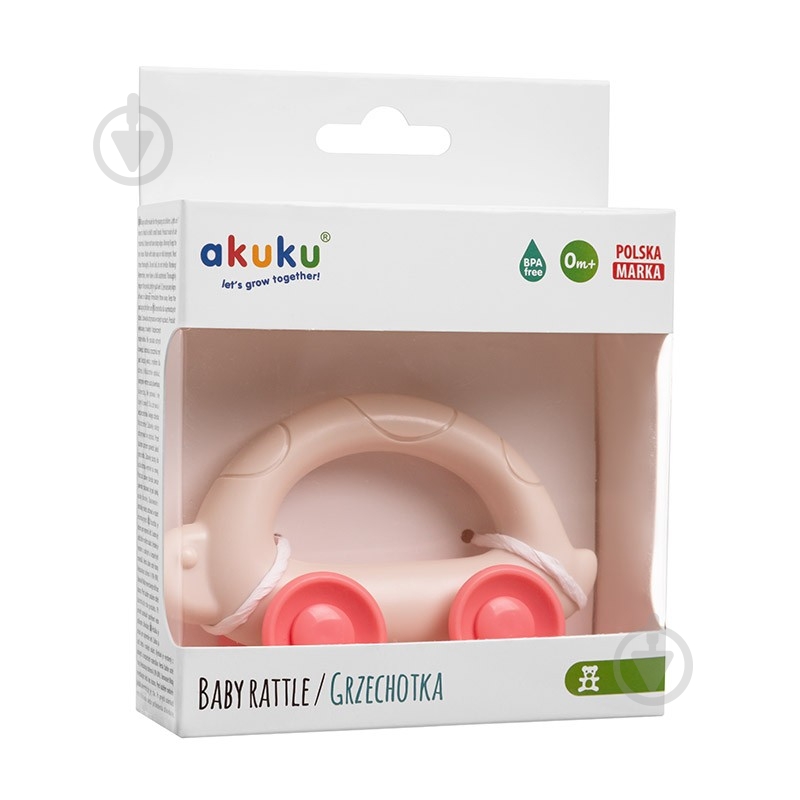 Игрушка-погремушка Akuku A0542 Черепаха - фото 1