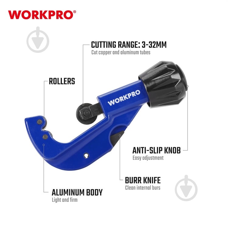 Труборез WORKPRO WP301005 - фото 3