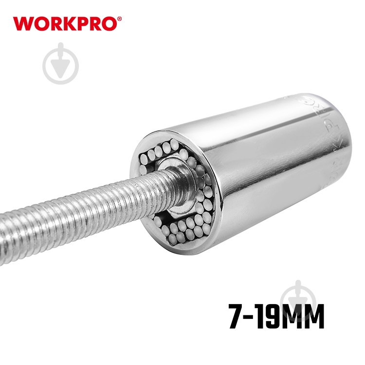 Головка 3/8 '' 7-19 мм WORKPRO 1 шт. WP202517 - фото 4