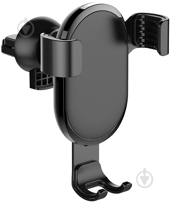 Автодержатель для телефона Metallic Gravity Holder ColorWay CW-CHG01-BK черный - фото 2