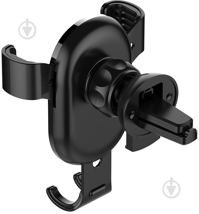 Автодержатель для телефона Metallic Gravity Holder ColorWay CW-CHG01-BK черный - фото 4