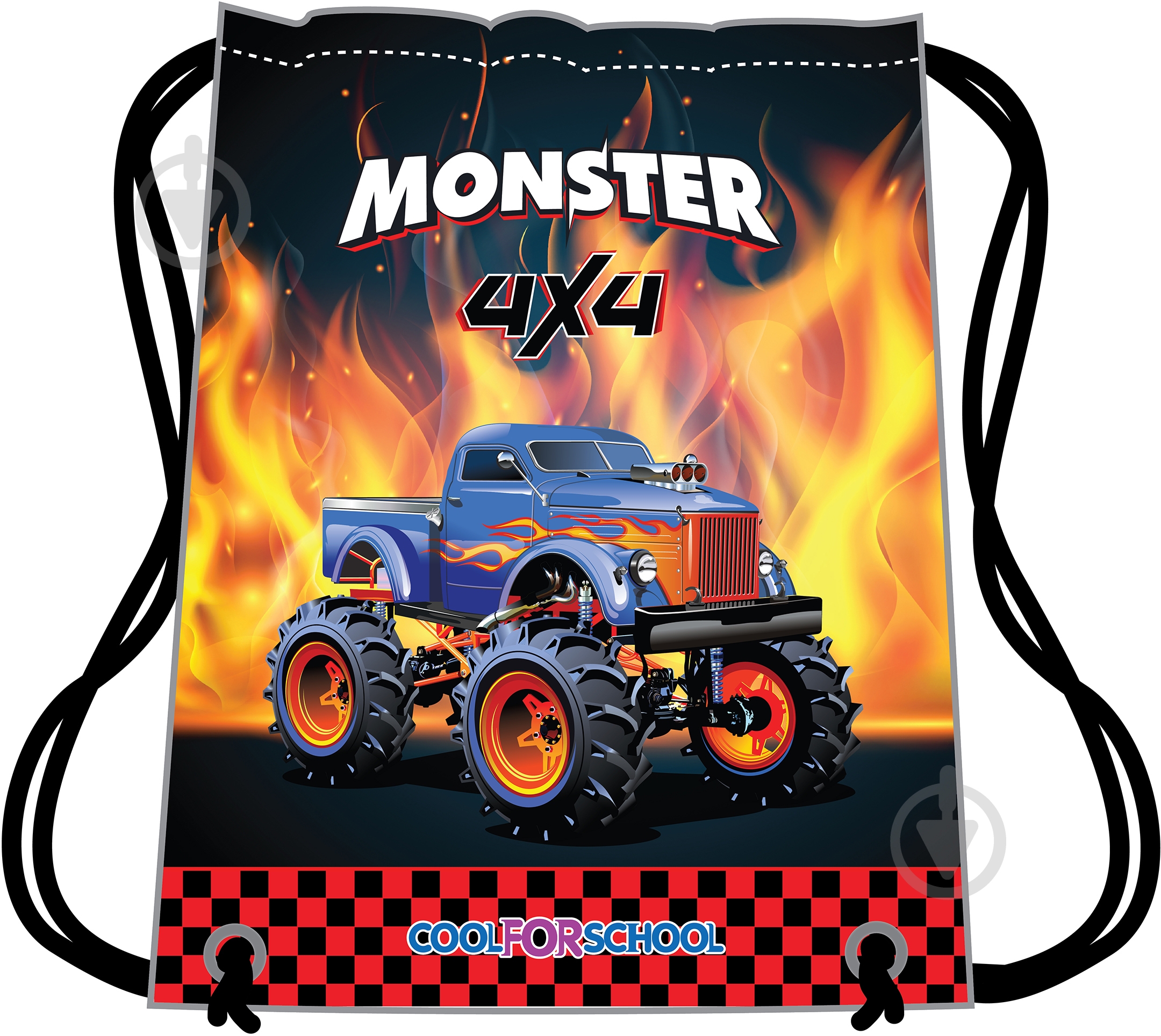 Сумка для обуви Monster CF85755 Cool For School - фото 1 Сумка для обуви Monster CF85755 Cool For School - фото 1