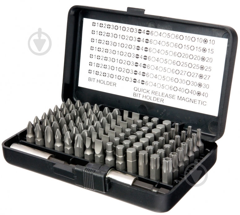 Набор бит Hitachi 754000 100 ед. 25 мм 1/4" 100 шт. 100 шт. 754000 - фото 1