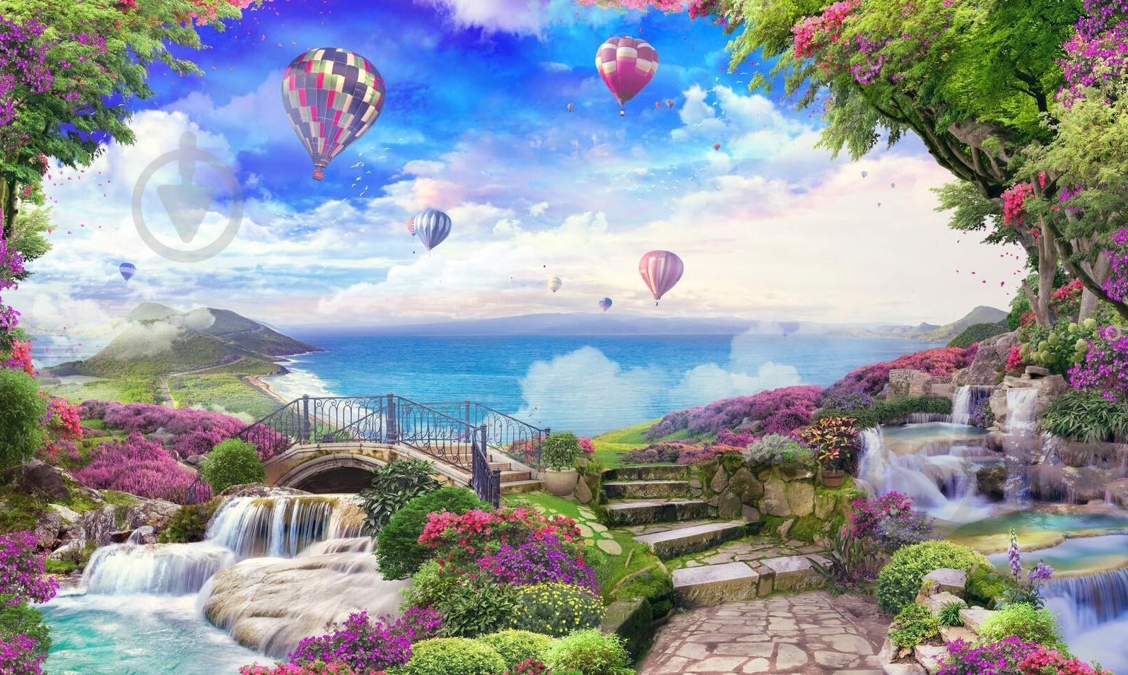 Пазлы КФИ 500 Прекрасный вид на море - фото 1