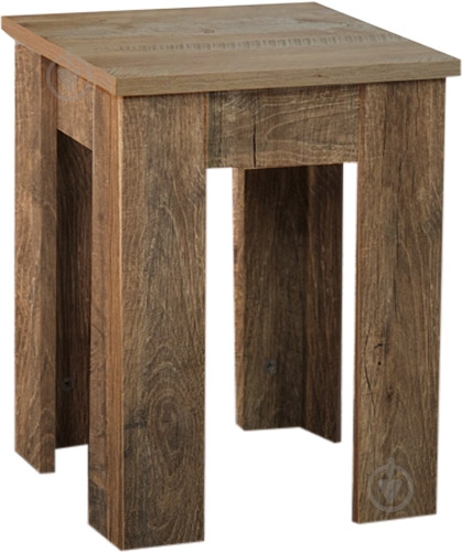 Табурет Андервуд фрегат коричневый / дуб темный - фото 1