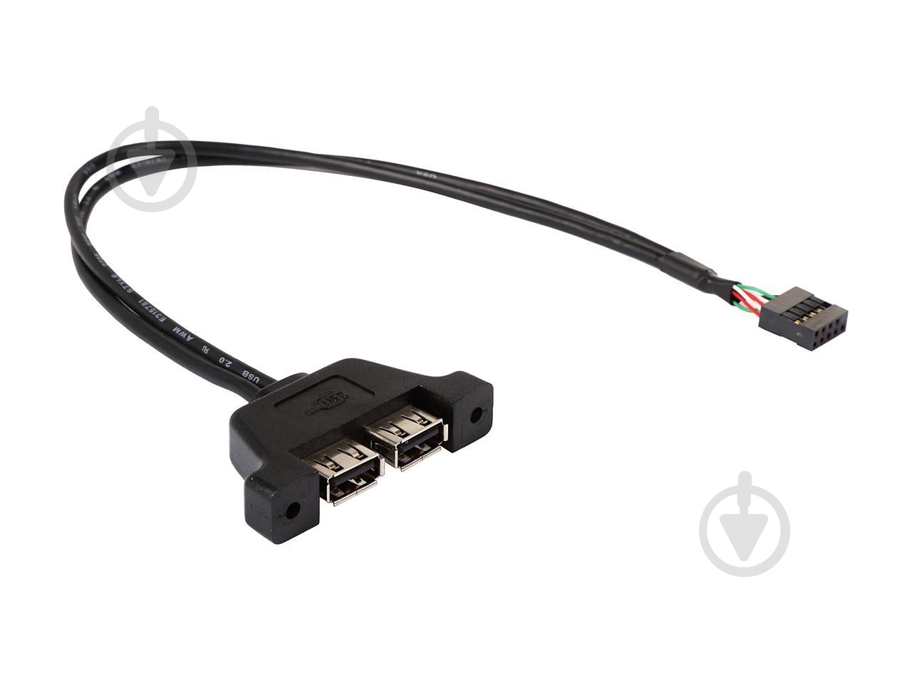 Кабель компьютерный внутренний ASRock 0,5 м черный (DM2USB) - фото 3