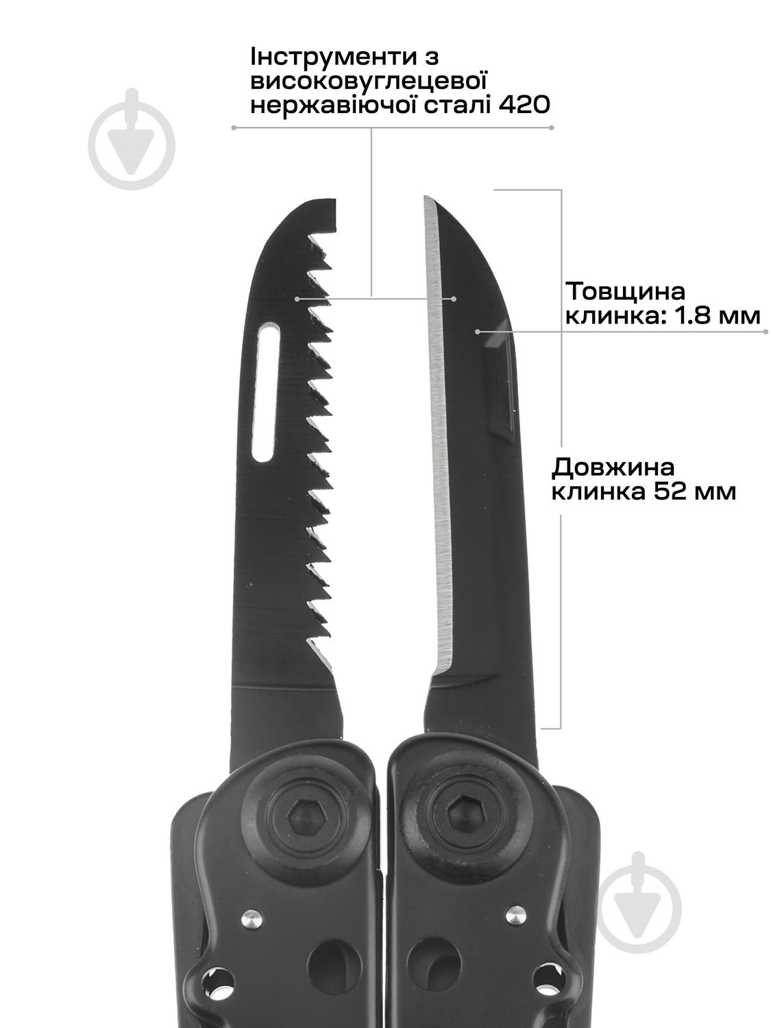 Мультитул ACTIVE Tactic II Tool, 9 инструментов 63.02.51 - фото 4 Мультитул ACTIVE Tactic II Tool, 9 инструментов 63.02.51 - фото 4